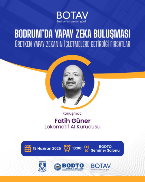 Bodrumda Yapay Zeka Buluşmaları